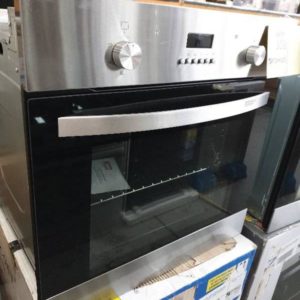 600MM ELECTRIC S/STEEL OVEN STRBEO73L WITH 3 MONTH BACK TO BASE WARRANTY SKU 350012311