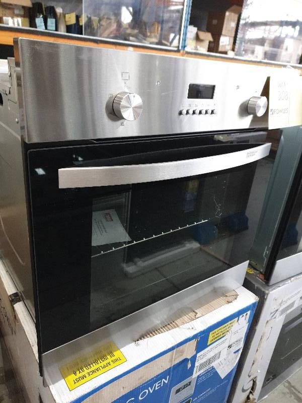600MM ELECTRIC S/STEEL OVEN STRBEO73L WITH 3 MONTH BACK TO BASE WARRANTY SKU 350012311