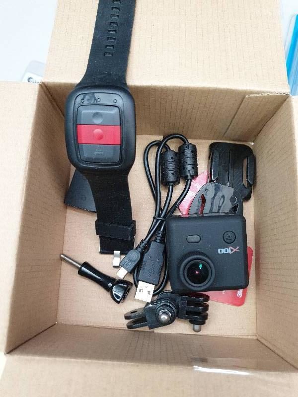 RETAIL RETURNS - KAISER BAAS X100 4K ACTION CAMERA SOLD AS IS NO WARRANTY