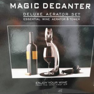 7 PIECE MAGIC WINE DECANTER TOWER AERATOR SET IN GIFT BOX