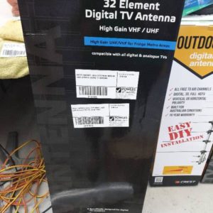 CREST CANT4035 LARGE 32 ELEMENT HIGH GAIN OUTDOOR DIGITAL TV ANTENNA