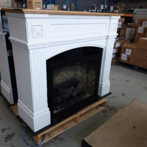 WINDELSHAM 2KW REVILLUSION ELECTRIC FIREPLACE WITH MANTLE LIFELIKE FLAMES WITH 2KW OUTPUT WITH 2 SETTINGS WITH 3 MONTH WARRANTY RRP$2700