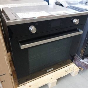 BRAND NEW EX DISPLAY HIGHLAND OVEN F7EO7S1 PROFESSIONAL SERIES PYROLYTIC 76CM OVEN SELF CLEAN WITH 2 FULLY TELESCOPIC RUNNER TWIN INTERIOR LIGHTS MEAT PROBE 9 COOKING FUNCTIONS LED DISPLAY & HEAVY GAUGE RACKS RRP$3999 WITH 6 MONTH WARRANTY