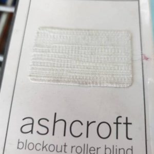 ASHCROFT BLOCK OUT ROLLER BLIND 210CMX210CM - EGGSHELL