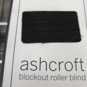 ASHCROFT BLOCK OUT ROLLER BLIND 150CMX210CM - BLACK