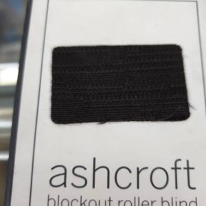 ASHCROFT BLOCK OUT ROLLER BLIND 210CMX210CM - BLACK