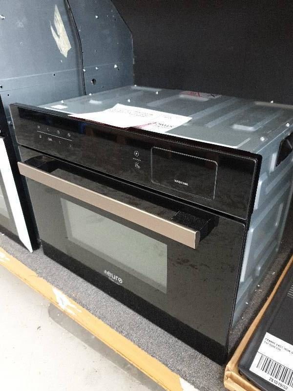 EX DISPLAY EV45STB COMBINATION STEAM OVEN COMPACT OVEN TOUCH CONTROL BLACK GLASS WITH 6 MONTH WARRANTY DEO7651