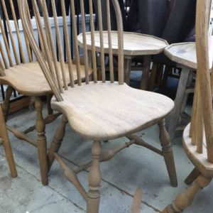 EX DISPLAY HOME FURNITURE - LOT OF 3 TIMBER DINING CHAIR SOLD AS IS