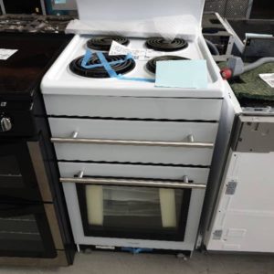 EUROMAID WHITE 540CM FREESTANDING OVEN GG54RRW ELECTRIC OVEN WITH ELECTRIC COIL COOKTOP WITH SEPARATE GRILL WITH 3 MONTH WARRANTY RRP$899