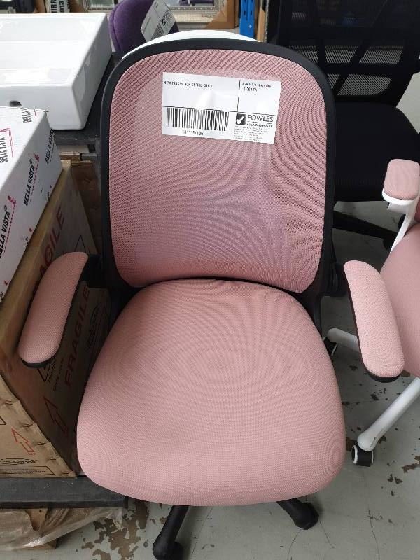 NEW PINK/BLACK OFFICE CHAIR