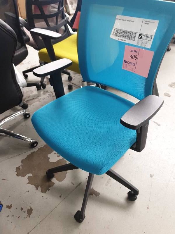 NEW BLUE GAS LIFT OFFICE CHAIR