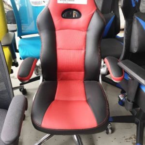 NEW BLACK & RED RACER CHAIR