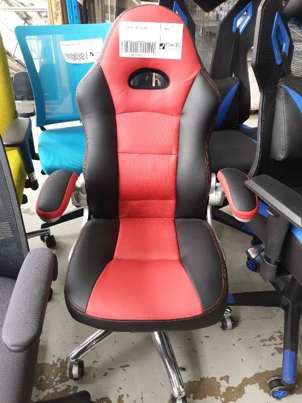 NEW BLACK & RED RACER CHAIR