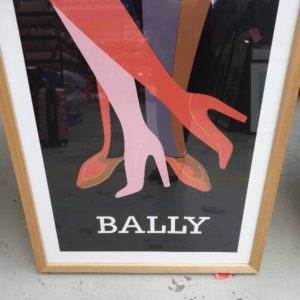EX DISPLAY HOME FURNITURE - BALLY PRINT OAK FRAME SOLD AS IS