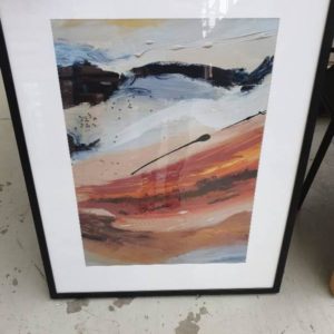 EX DISPLAY HOME FURNITURE - ABSTRACT PRINT SOLD AS IS