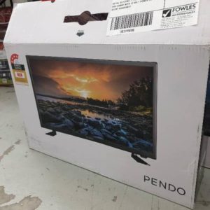 RETAIL RETURNS - PENDO 24 LED TV DVD COMBO WITH 12 VOLT POWER SUPPLY 30 DAY WARRANTY"