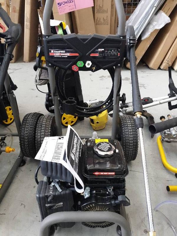 EX DISPLAY - TOOLPRO PRESSURE WASHER WITH 3 MONTH WARRANTY