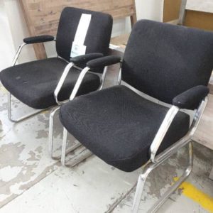 SECOND HAND FURNITURE - 2 X OFFICE CHAIR SOLD AS IS