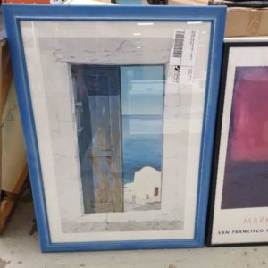 SECOND HAND FURNITURE - PRINT OF GREECE SOLD AS IS