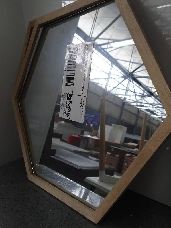 SECOND HAND FURNITURE - PAIR OF MIRROR SMALL SOLD AS IS