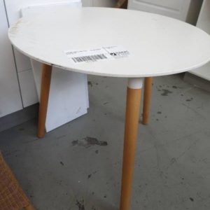 SECOND HAND FURNITURE - ROUND TABLE SOLD AS IS