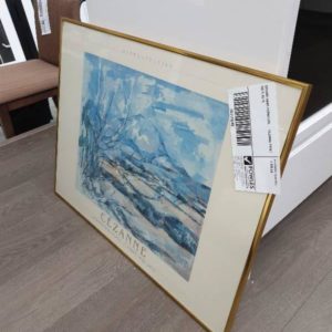 SECOND HAND FURNITURE - CEZANNE PRINT SOLD AS IS