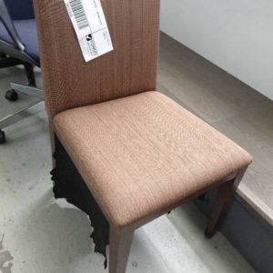 SECOND HAND FURNITURE - BROWN CHAIR SOLD AS IS