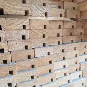 65X30 PINE CLEARS PENCIL ROUND 4 EDGES & GROOVED-250/1.3