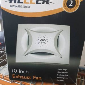 NEW HELLER DIY DUCTED EXHAUST FAN WITH 50W MOTOR HEF10PS