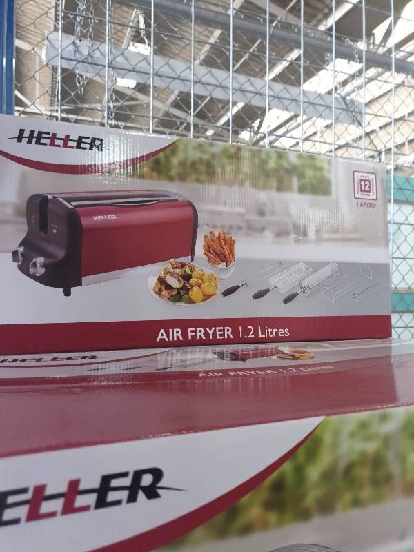 NEW HELLER 1100W 1.2 LT AIRFRYER WITH ROTISSERIE LOW FAT HEALTHY COOKER HAF1200