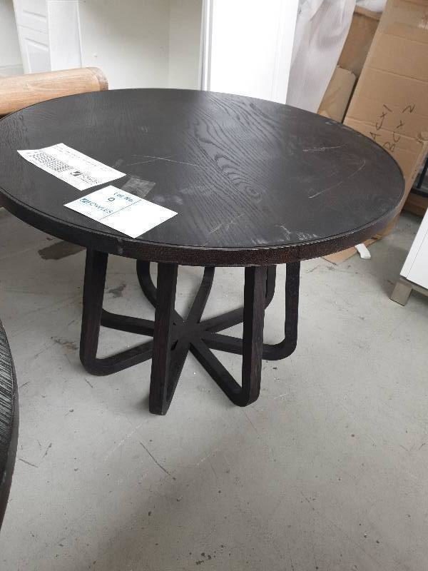 EX DISPLAY HOME FURNITURE - MEDIUM ROUND COFFEE TABLE SOLD AS IS