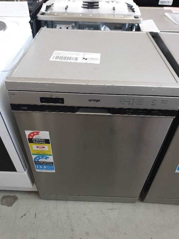 OMEGA REFURBISHED ODW902X 600MM S/STEEL DISHWASHER WITH 15 PLACE SETTINGS 6 PROGRAMS FULLY TESTED WITH 3 MONTH WARRANTY ORP $799