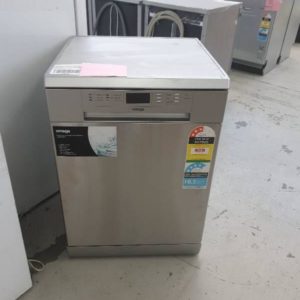 OMEGA REFURBISHED ODW702X 600MM S/STEEL DISHWASHER WITH 12 PLACE SETTINGS 6 PROGRAMS FULLY TESTED WITH 3 MONTH WARRANTY ORP $799