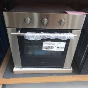 EX DISPLAY EURO EP6004SX 60CM FAN FORCED OVEN ELECTRIC WITH 5 COOKING FUNCTIONS WITH 3 MONTHH WARRANTY DEO7799