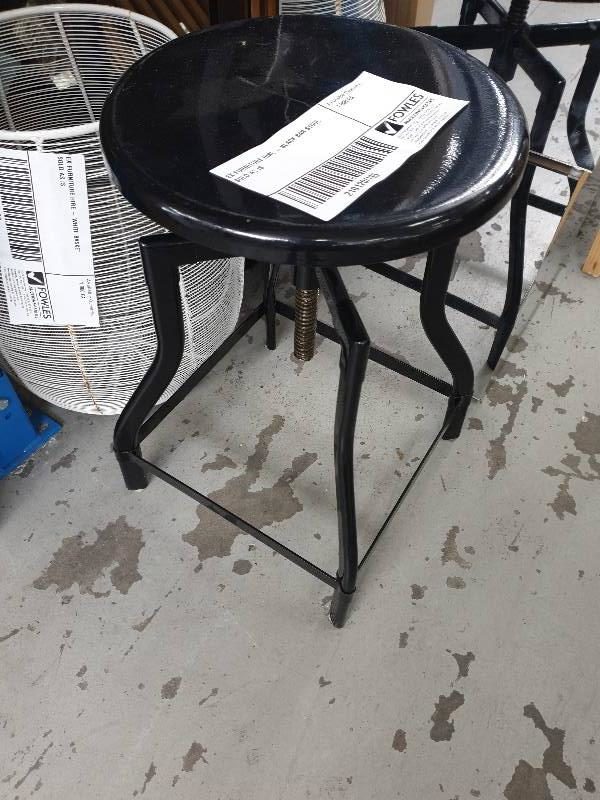 EX FURNITURE HIRE - BLACK BAR STOOL SOLD AS IS