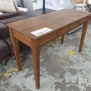 EX FURNITURE HIRE - TIMBER HALL TABLE SOLD AS IS