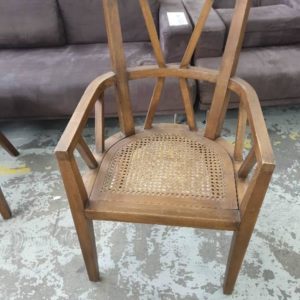EX FURNITURE HIRE - PAIR OF CARVER CHAIR SOLD AS IS