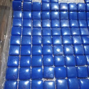 CERAMIC BLUE GLASS TILES FOR SWIMMING POOL 300 X 300 X5MM 48 BOXES