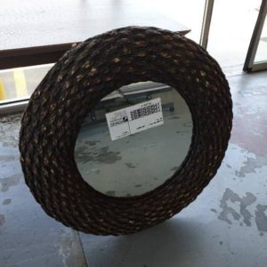 EX FURNITURE HIRE - ROUND MIRROR SOLD AS IS
