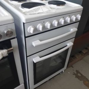 EUROMAID F54EW WHITE 54CM ALL ELECTRIC FREESTANDING OVEN WITH SEPARATE GRILL WITH 3 MONTH WARRANTY SOLD AS IS