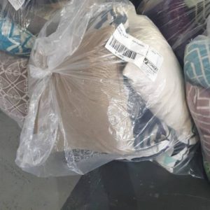 EX HIRE - BAGS OF ASSORTED CUSHIONS SOLD AS IS