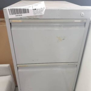EX FURNITURE HIRE - METAL FILING CABINET SOLD AS IS