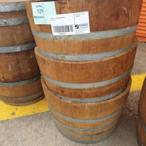 EX HIRE - HALF WINE BARRELL SOLD AS IS