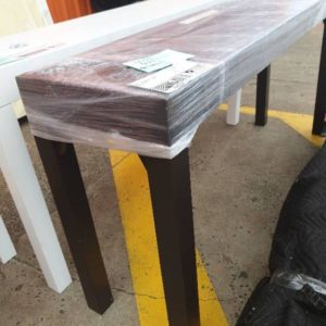 EX HIRE - BLACK HALL TABLE SOLD AS IS
