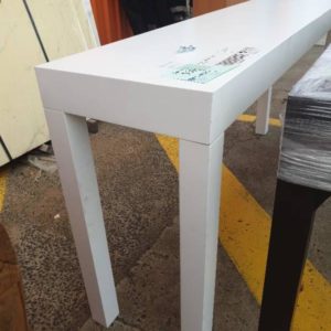 EX HIRE - WHITE HALL TABLE SOLD AS IS