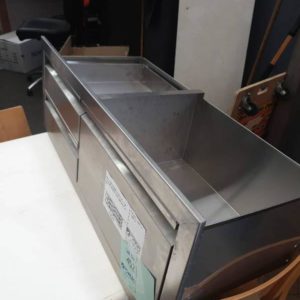 S/STEEL BBQ DRAWER CABINET ONLY FOR USE WHEN BUILDING YOUR OWN BUILT IN BBQ