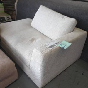 EX HIRE - BEIGE CHAISE ONLY SOLD AS IS