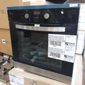 NEW KLEENMAID 600MM ELECTRIC OVEN KCOMF6012K 75 LITRE WITH TANGENTIAL COOLING SYSTEM TOUCH CONTROL TRIPLE GLAZED DOOR 8 COOKING FUNCTIONS WITH INTEGRATED ELCTRONIC GRILL RRP$1249 WITH 2 YEAR WARRANTY