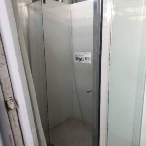 SEMI FRAMELESS SHOWER SCREEN FRONT ADJUSTS FROM 1120 - 1200MM AND THE SIDE ADJUSTS FROM 870MM X 900MM 1950MM HIGH SFCUST1131-1200/SIDE 870-900 2 BOXES ON PICK UP