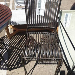 EX FURNITURE HIRE - METAL CHAIR SOLD AS IS
